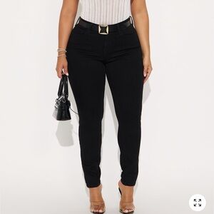 Fashion Nova Black Skinny Jeans
